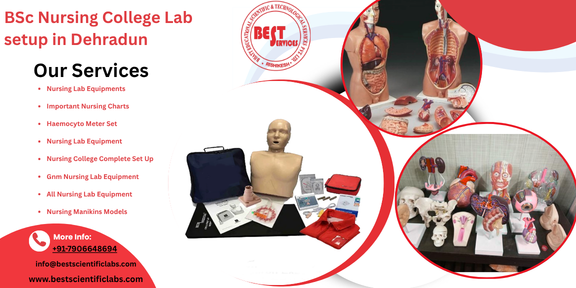 BSc Nursing College Lab setup in Dehradun